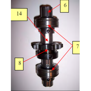 Pacesetter Crank Shaft Assembly Exploded View